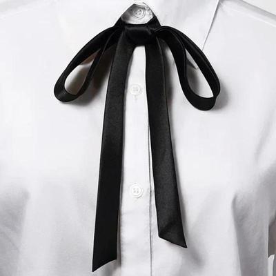 Koreaanse Kleine Strik Vlinderdas College Stijl Schooluniform Shirt Accessoires Heren Dames Lange Sectie Streamers Kragen Bloemen