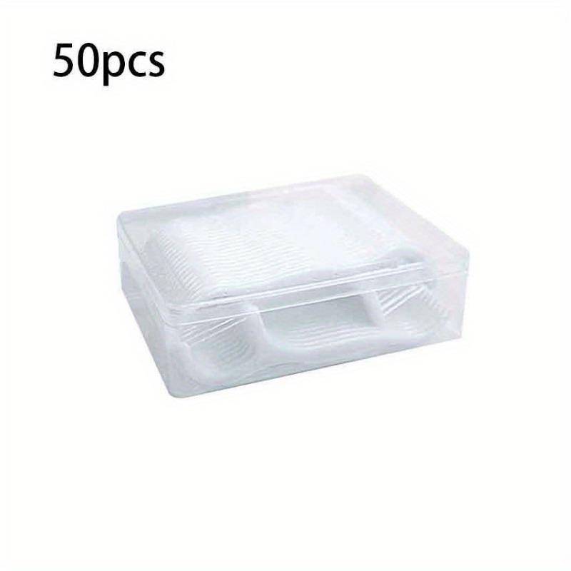 

1PACK/50pcs travel floss box, high toughness floss pick, odorless floss, toothpick, floss pick, toothpick stick, floss box 50pcs