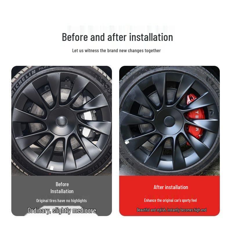 Tesla Model 3/Y Wheel Hub Brake Caliper Color Mod Accessories
