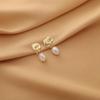Pearl Mosquito Coil Disc Ear Clips: No-Pierce, Elegant French-Style Earrings for Women