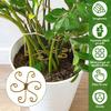 6 Stück Kletterpflanzen Stängelstütze Metall Garten Blume Weintrauben Rebe Pfahl Pflanzenstängel Befestigungsstützklammern