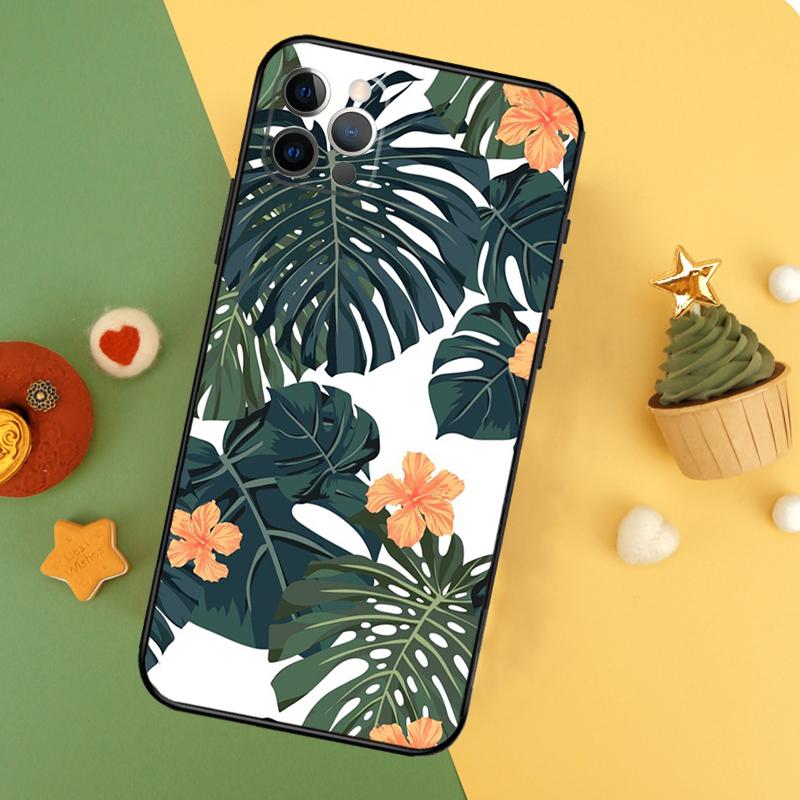 

Чехол для телефона Тропический рай с гавайским цветком для iPhone 17 16 16E 15 14 12 11 13 Pro Max 12 13 Mini 17Air Ударопрочный чехол iPhone 16