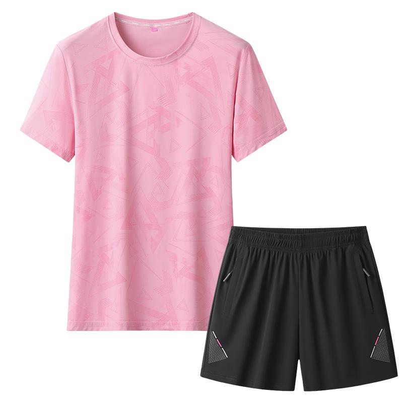 Short Sleeved Sports Suit Summer Loose Casual Two-piece Set