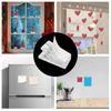 60 pieces Self-Adhesive Clips, Adhesive Spring Clips, Wall Tapestry Clips, Multifunctional Storage Clips, for photos, office, school, classroom (Singl