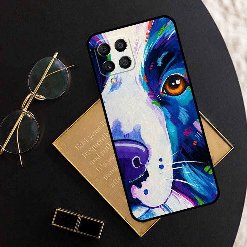 Border Collie Dog For Samsung Galaxy M11 M21 M31 M12 M13 M14 M15 M35 M55 M34 M54 M33 M53 M32 M52 M06 M16 Case