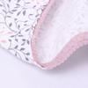 Deanfun Women's Cotton Mid-Waist Printed Briefs 3-Pack