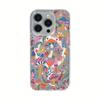 Cross-Color Mushroom Magnetic iPhone 17 Pro Protective Case - Drop-Proof for Models 15/13/12/11