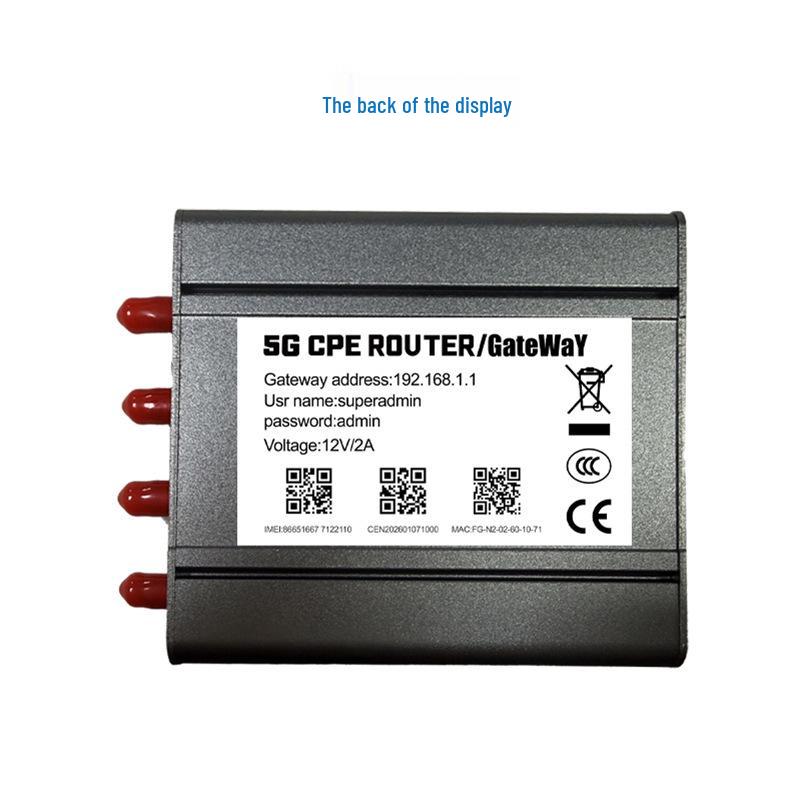 5G Industrial Router with Qualcomm X55, High-Speed Internet, Plug-and-Play, WEB Backend Support, Global Version