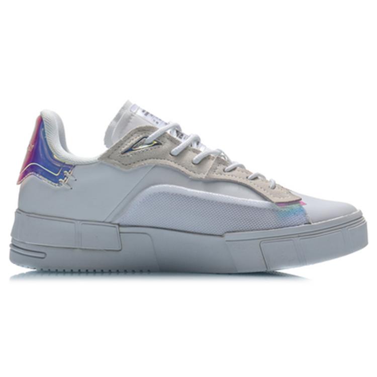 Li Ning Contrarian Low top Skateboard Shoes Women's White AGCQ186-4