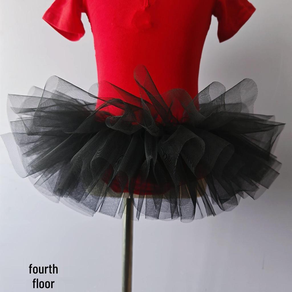 Zeslaagse Dansrok voor Kinderen - Zachte Tule Prinsessen Tutu