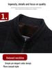 Dad's Fleece-Lined Winter Coat for Middle-Aged & Elderly Men - Warm Cotton Jacket for Autumn & Winter