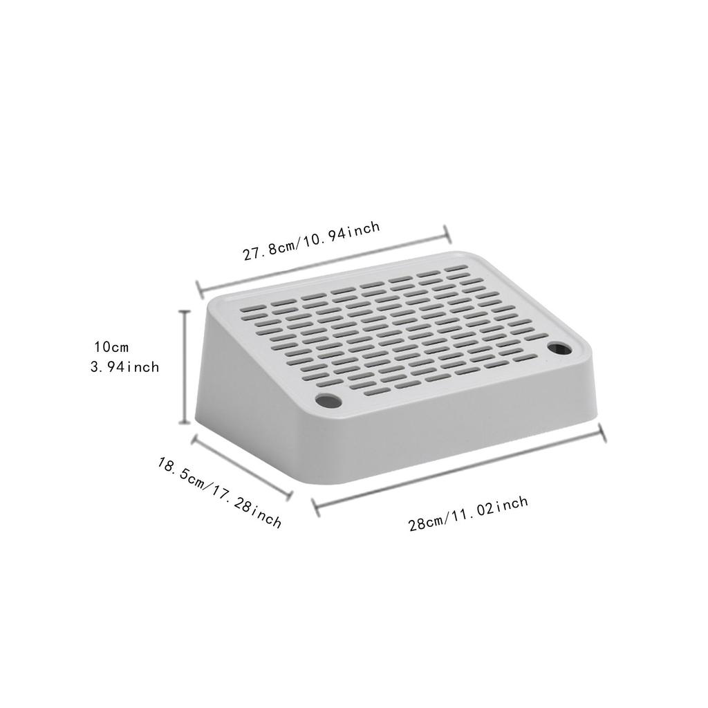 Fußmatte für Katzenklo Wiederverwendbar Leicht zu Reinigen Hält den Raum Ordentlich Kompakte Größe für Zuhause Innenklo Haustierklo