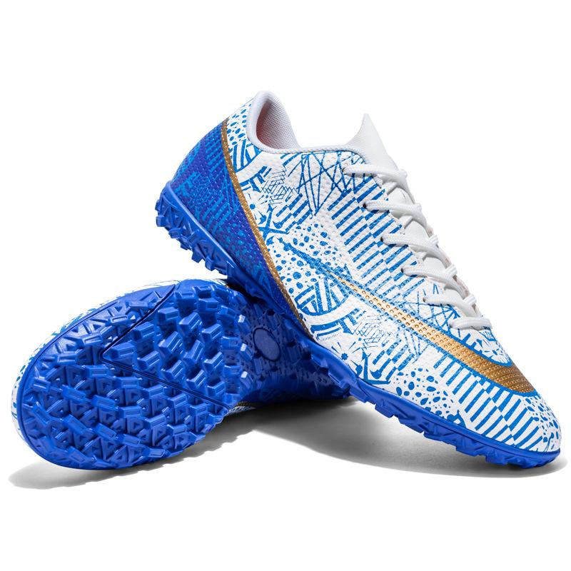 2398 High-top Football Shoes Men and Women Children Broken Nails Artificial Turf Long Nails Student Competition Training Shoes