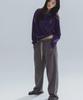 ANNEHEARTS Wide String 2Ways Sweatpants_Charcoal