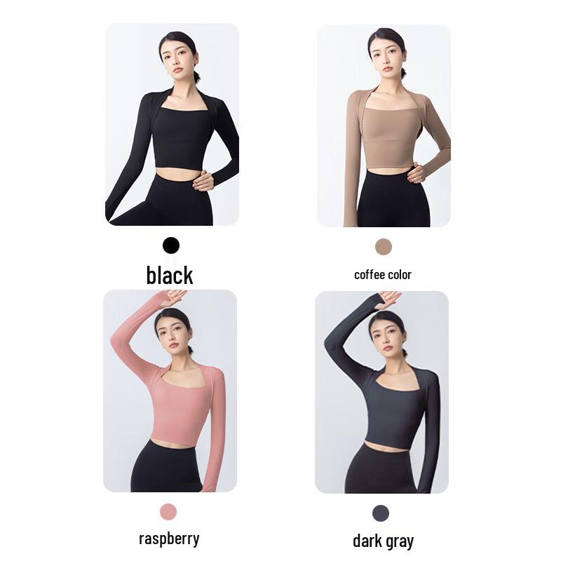 Women's Quick-Dry Slim-Fit Long-Sleeve Yoga & Fitness Top
