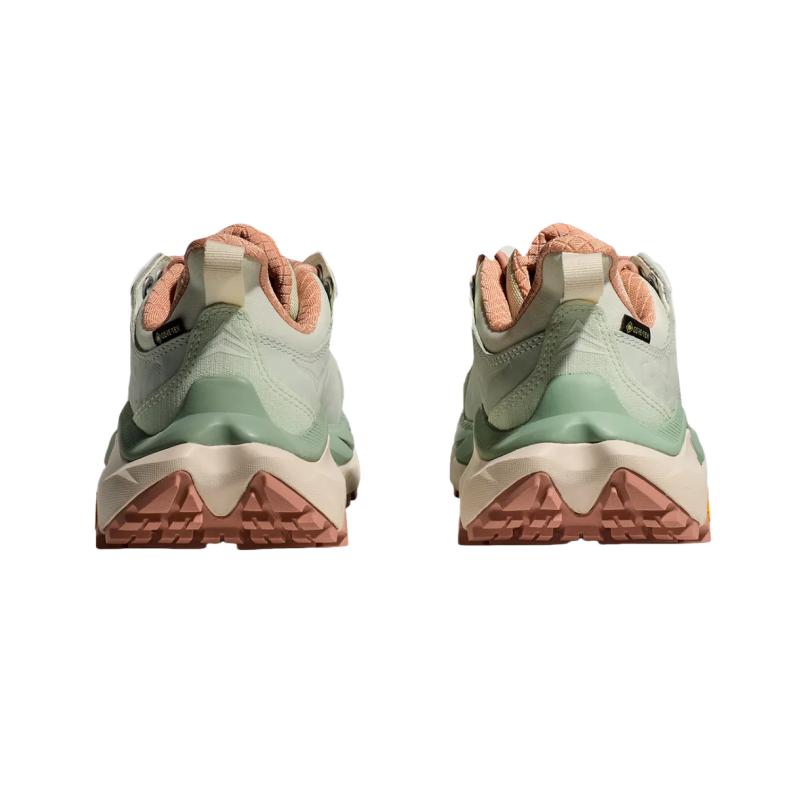 HOKA One One Kaha 2 Low Gtx Sportovní Vodotěsné Vyvážené Nízké Běžecké Boty Unisex Běžecké Boty Zelená Oranžová 1130530-GLCS