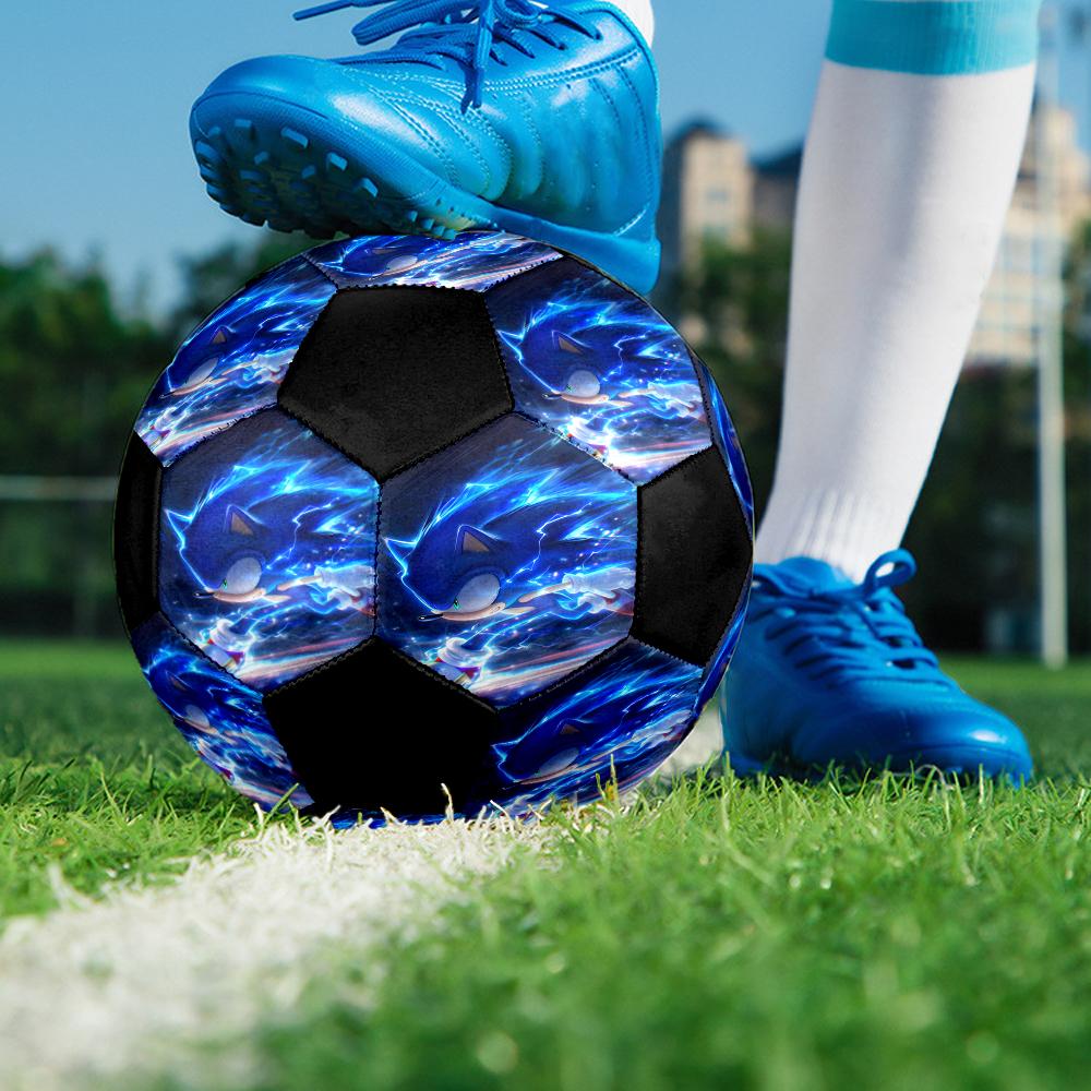 Sonic Theme Size 5 Soccer Ball, Suitable for Both Indoor and Outdoor Matches, a Gift Suitable for Everyone.