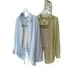 Women's Two-Piece Chiffon Sun Protection Shirt - Breathable, Versatile, and Trendy Summer Outerwear