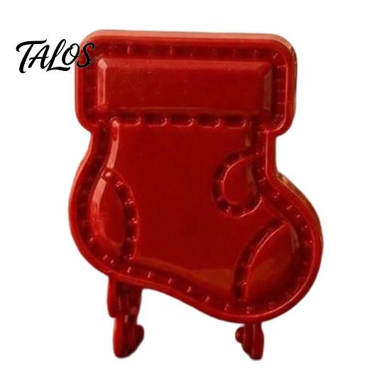 Baking Gifts for Enthusiasts Christmas Hand Press Pie Mold, Plastic Pastry Dough Neatly Cut Cookie Cutters DIY Holiday Treats