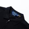 Polo Ralph Lauren Besticktes Kleines Logo Reißverschlusskragen Kurzarm Poloshirt Herren Oberteile Schwarz 710842622-001