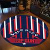 Fashion Fighter Aircraft Top Gun Round Carpet Living Room Bedroom Carpet Non -slip Door Pad Yoga Mat Floor Mats Birthday Gift