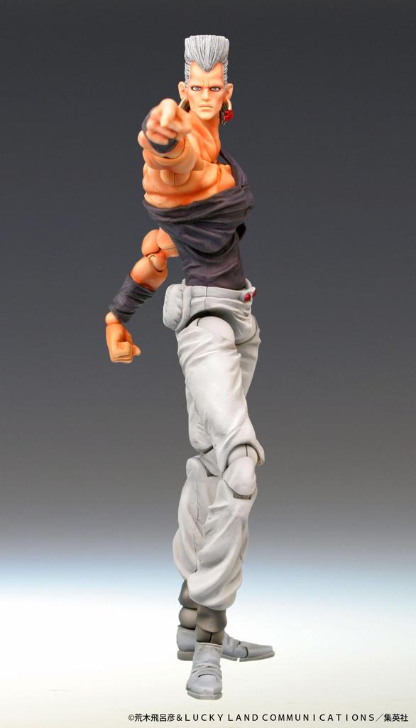 Super movable figure Bizarre Adventure Part Polnareff approximately 160mm painted movable figure "JoJo's 3" J.P. PVC&ABS&Nylon
