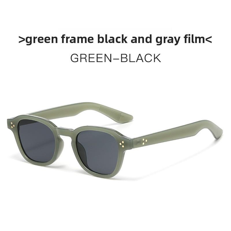 Vintage Round Frame Sunglasses With Uv400 Protection For Fashionable Outings And Travel
