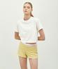 Debiweeo Women'S Yoga Wear Devi-B0061-Lemon Pilates Viviana Ribbed Shorts