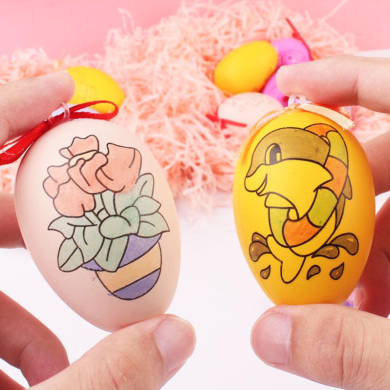 Hand-Painted DIY Coloring Eggs for Kids – Educational Craft Gifts for Kindergarten and Primary School
