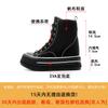 Platform Canvas Women's Shoes Spring 2025 New 13CM Invisible Inner Height Increase High-top Muffin Shoes Casual Versatile Tide