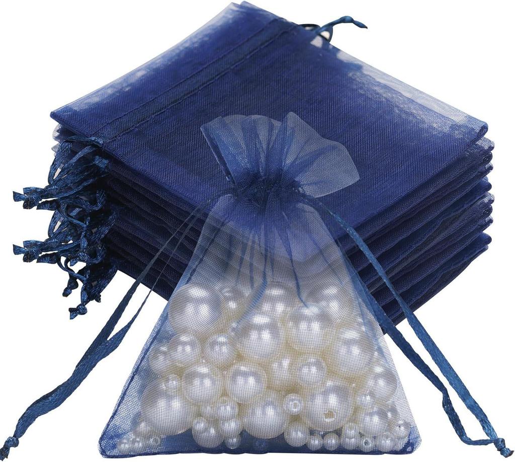 Organza Wedding Favor Drawstring Bag - Solid Color Gift & Jewelry Packaging