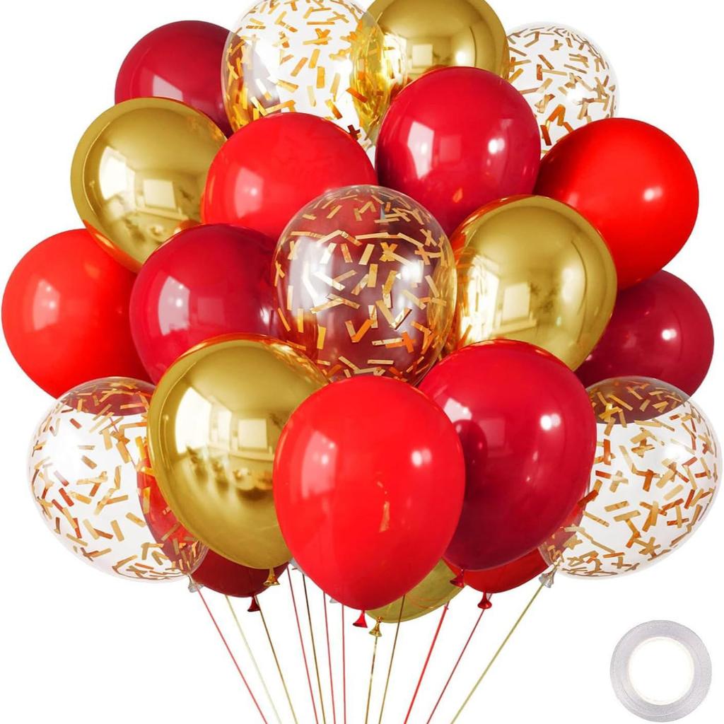 30-Piece Colorful Metal Sequin Balloon Set for Party Decorations