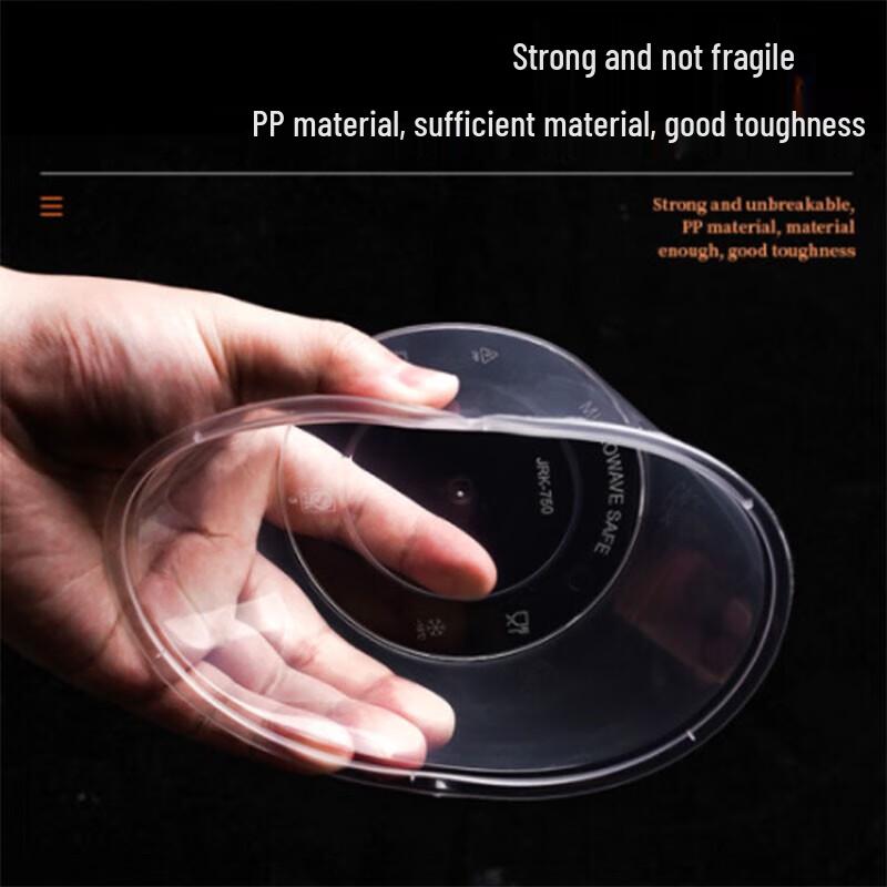 Disposable Plastic Round Food Containers with Lids