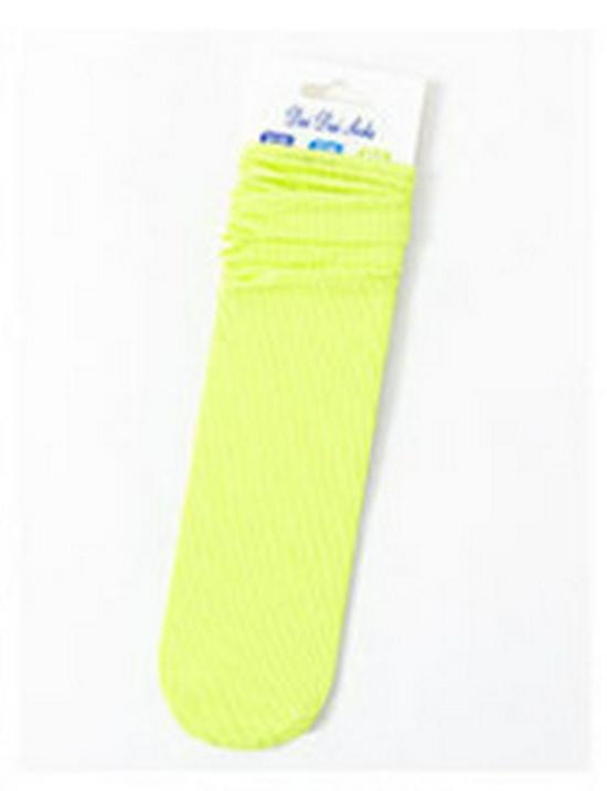 

Женские бархатные носки для льда - модные носки средней длины в японском стиле для весны и лета One Size яблочный зеленый