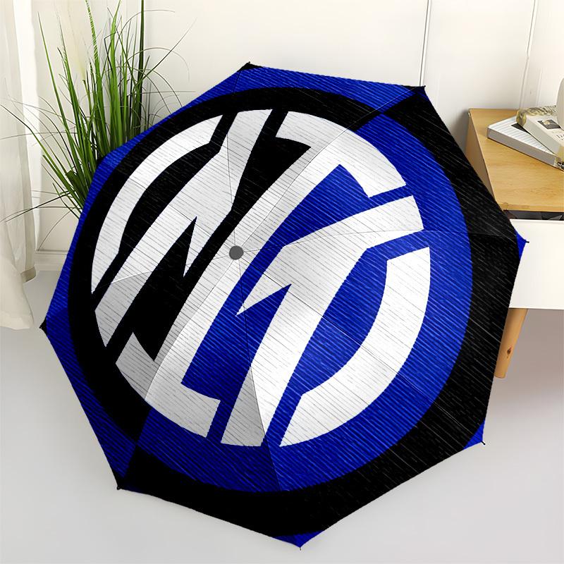 

Inter Milan, Badge Automatic Opening and Closing, 8 rib Structure Portable Umbrella, Suitable for Men and Women in All Seasons Perfect Gift