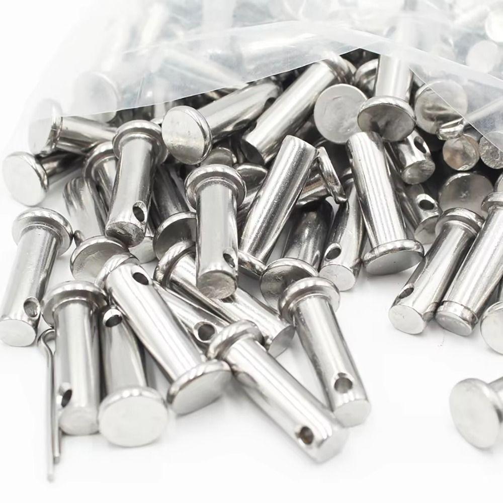 1Set Flat Head Pin Shaft Cotter M3 Plug Pin Set Durable Positioning Pin