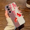 Phone Case For Samsung M33 5G A14 S23 S23 Plus S23 Ultra S23 Fe S24 Anti-Yellow Goldfish Koi Flowers Two-Color Silicone Cover