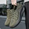 Stor storlek utomhussport- och fritidsskor löparskor slitstarkt reseandningsbart tygnät nya herrskor
