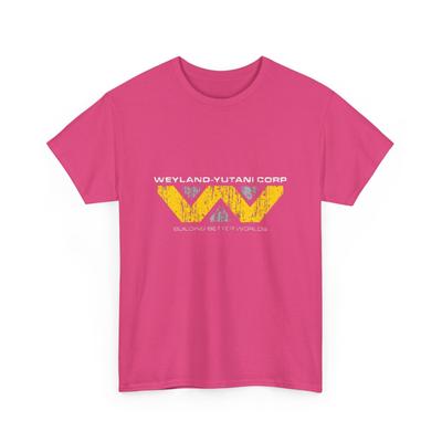 Student Cotton T-shirt Aliens T Shirt - Nostromo Weyland Yutani Corp Building Better Worlds Shirt