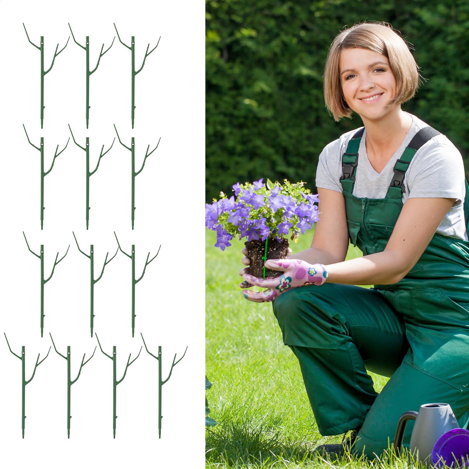 Plant Climbing Support Plant Vine Support Detachable Fake Branches Design Stackable Holder 10 Pieces For Vegetable Vine Garden China Mainland