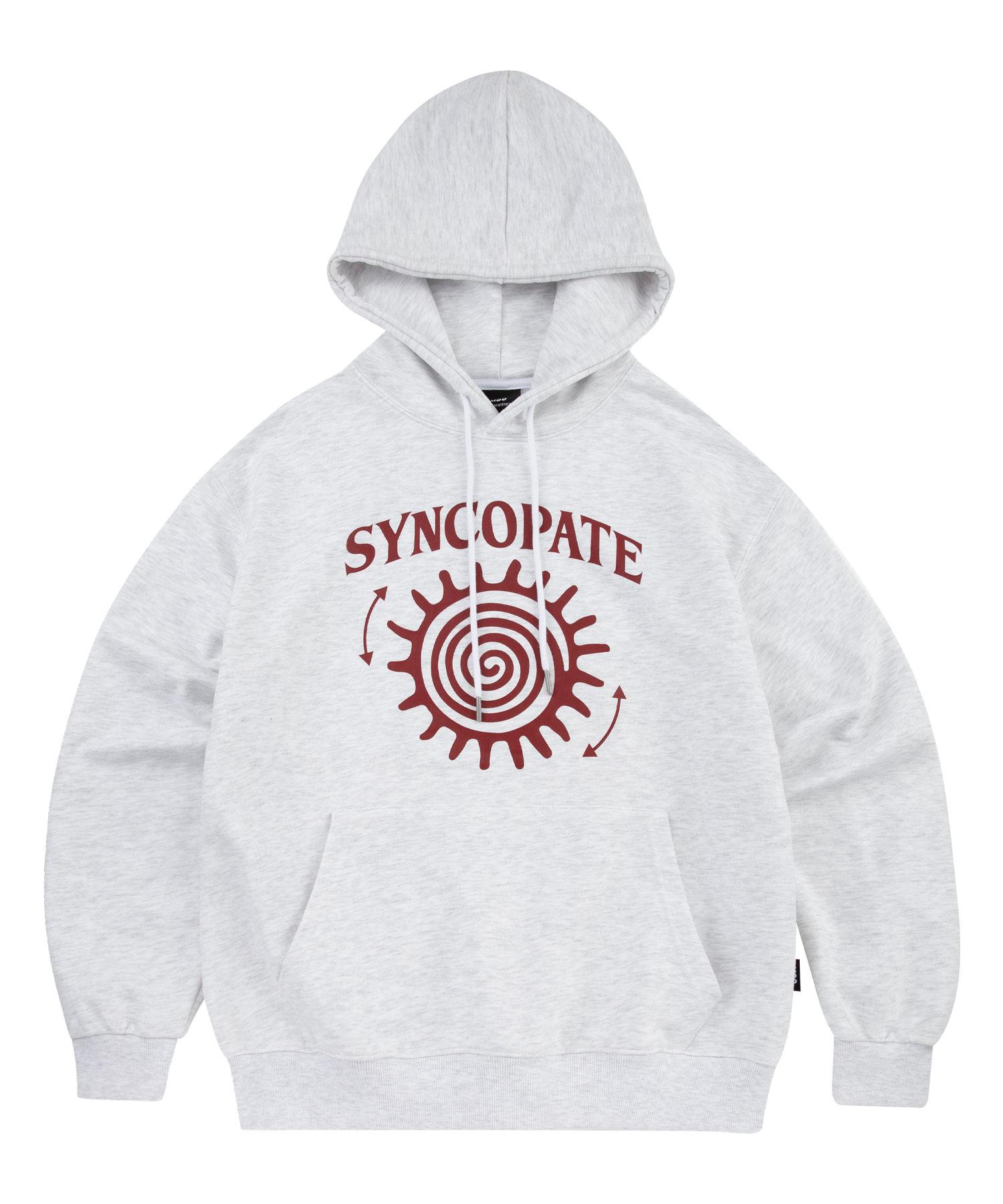 Moo Helix Symbol Hoodie - Melange Grey L