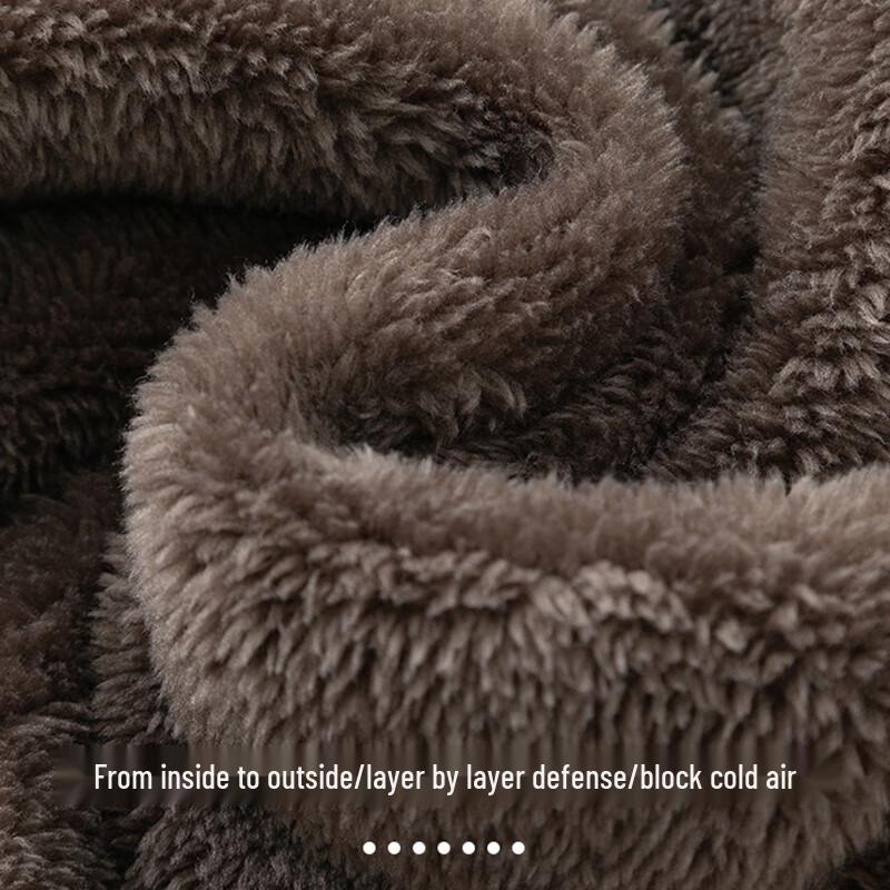 Romon Men's Warm Corduroy Fleece-Lined Casual Pants