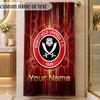 Plaj Havlusu Sheffield United FC Kişiye Özel İsim Metni Kişiselleştirilmiş Yumuşak Havlu Plaj Havuzu İç Mekan Ev Dekorasyonu Hediye