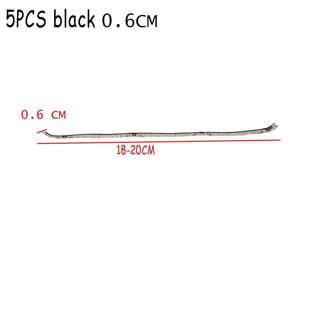 

5 шт. Кукольные детали, подарки на день рождения, игрушка, украшение для глаз, ресницы, детские кукольные ресницы, игрушка, сделай сам, аксессуары 0.5cm чёрный