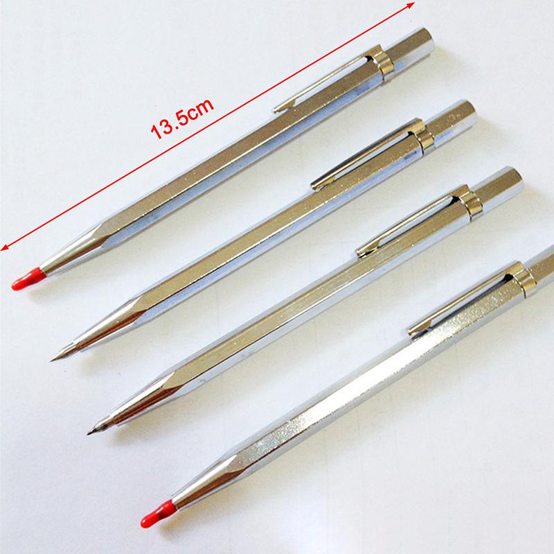 1Pc Alloy Tungsten Steel Tip Double End Sharp Scriber Pen Ceramics Glass Shell