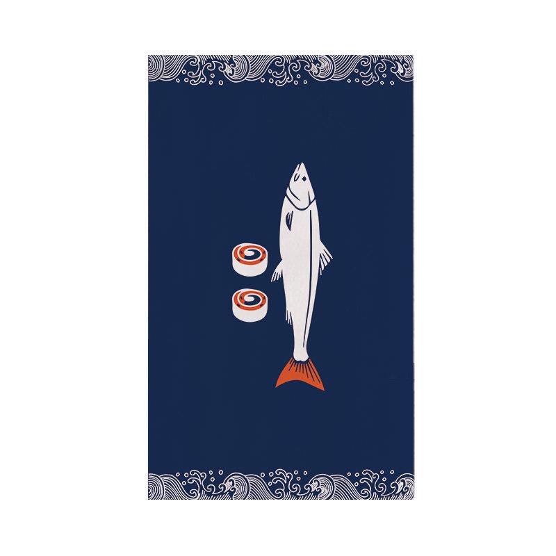 Japanese Sushi Restaurant Signboard Tea Room Kitchen Partition Door Head Curtain Flag Curtain Window Ramen Izakaya Short Curtain