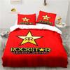 Drinks Rockstar Energy Sheets Quilt Covers Bedding Dormitory Sheets Bedding Set Soft Warm Bedding Set