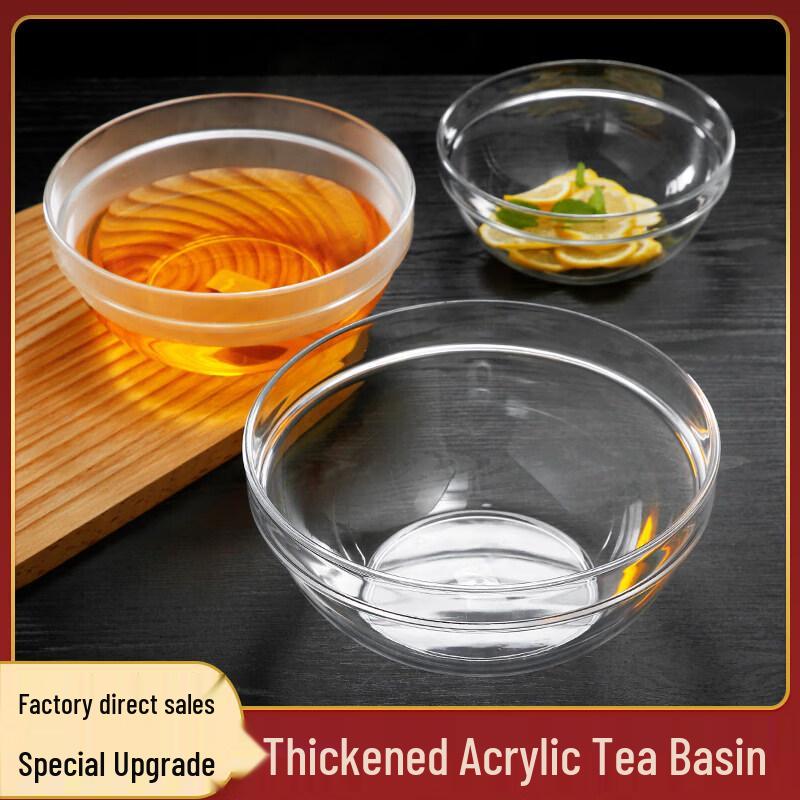 Transparent Acrylic Salad Bowl