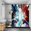 Anime B-balls Shower Curtain Waterproof Polyester Fabric Paint Bath Curtains B-balls Bathroom Decor D-dragons Curtain With Hook