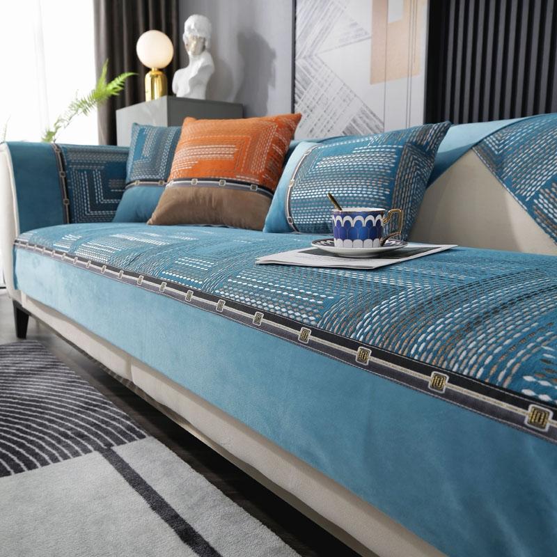 Плед противоскользящий чехол для дивана — фото 6